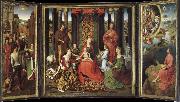 unknow artist There are saints and the altar painting of Our Lady of the Angels china oil painting artist